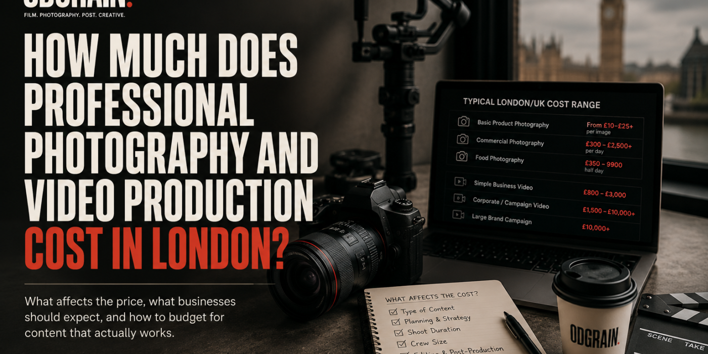 How Much Does Professional Photography and Video Production Cost in London?